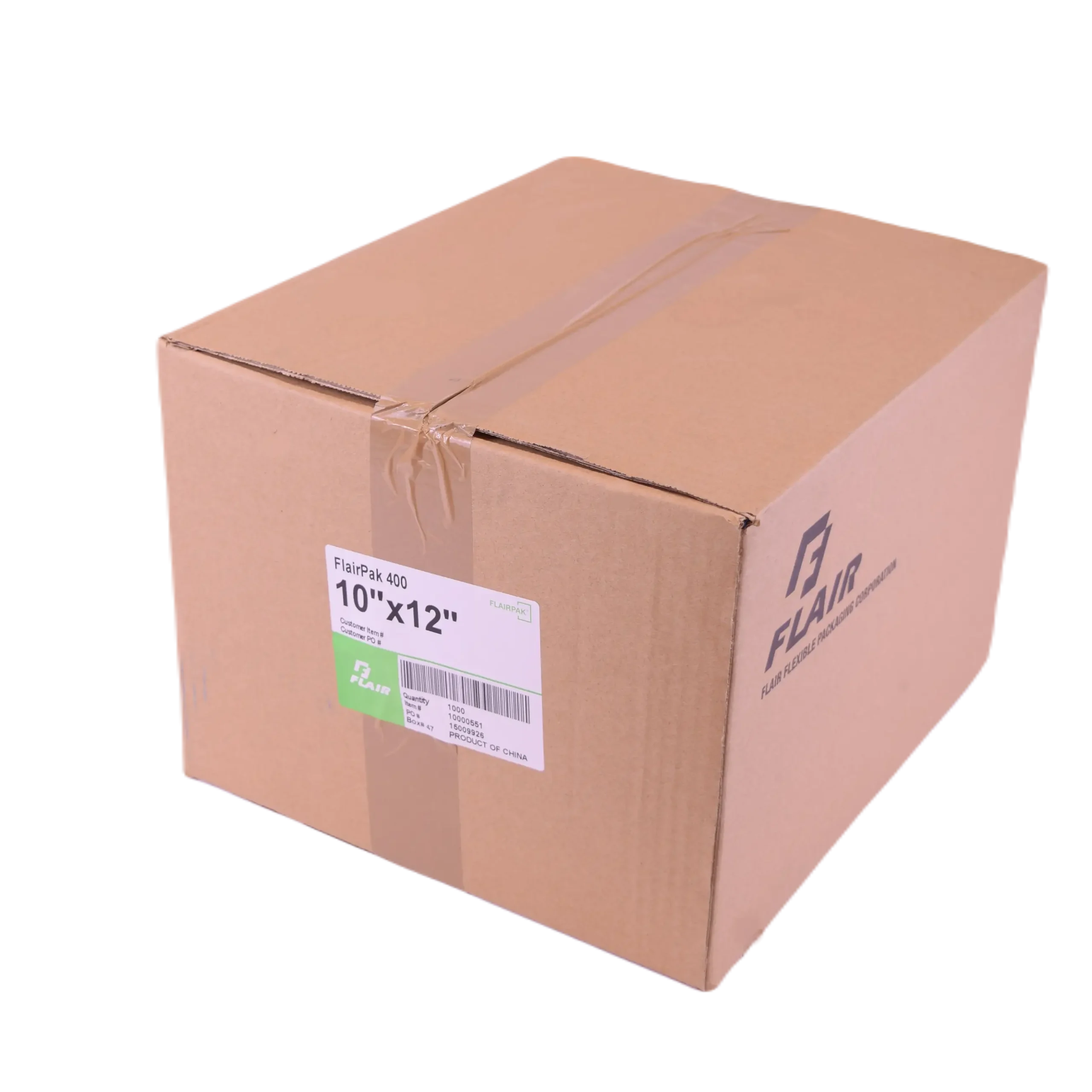 BAG, VACUUM 4mil 10" x 12" (O.D.)(1M/CASE)
