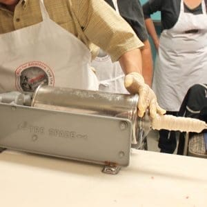 blog handling procedure natural sausage casing photo