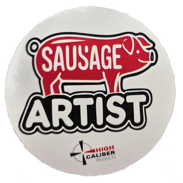 sticker, sausage artist