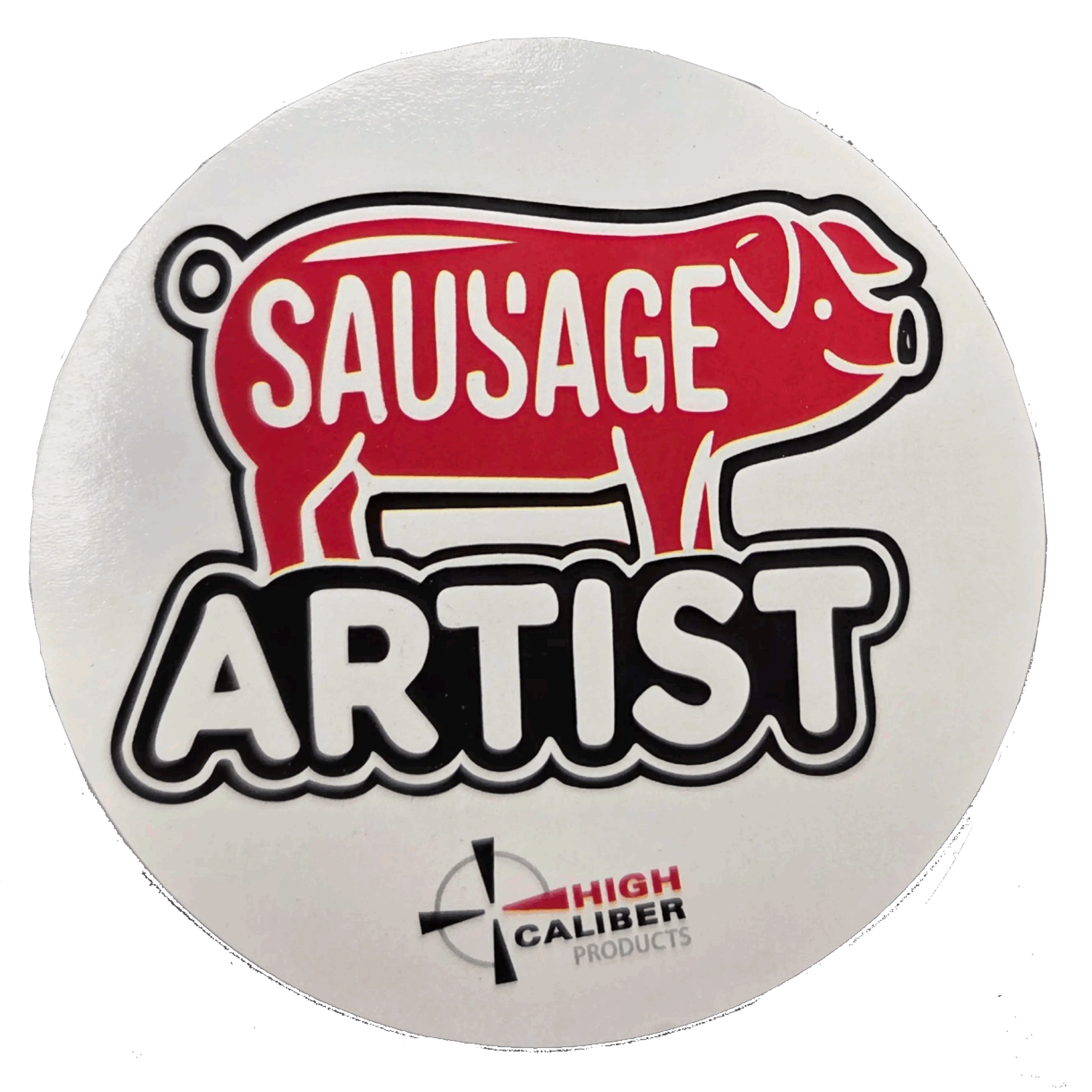 sticker, sausage artist
